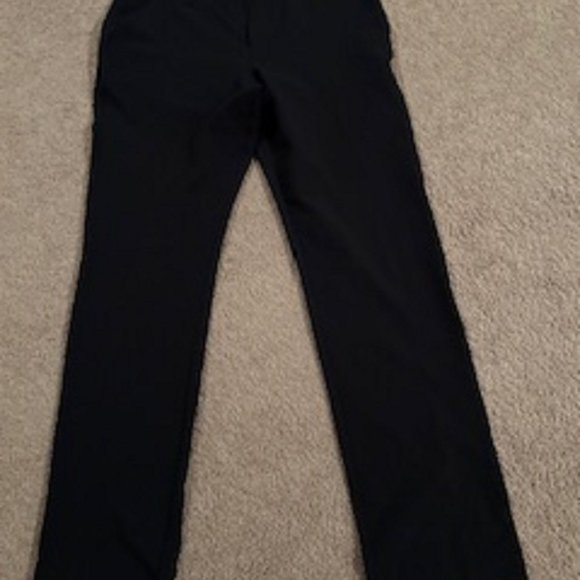 Men's Under Armour Jogging Pants Size 34 x 32 Black Zip Fly Button Enclosure - Picture 4 of 4